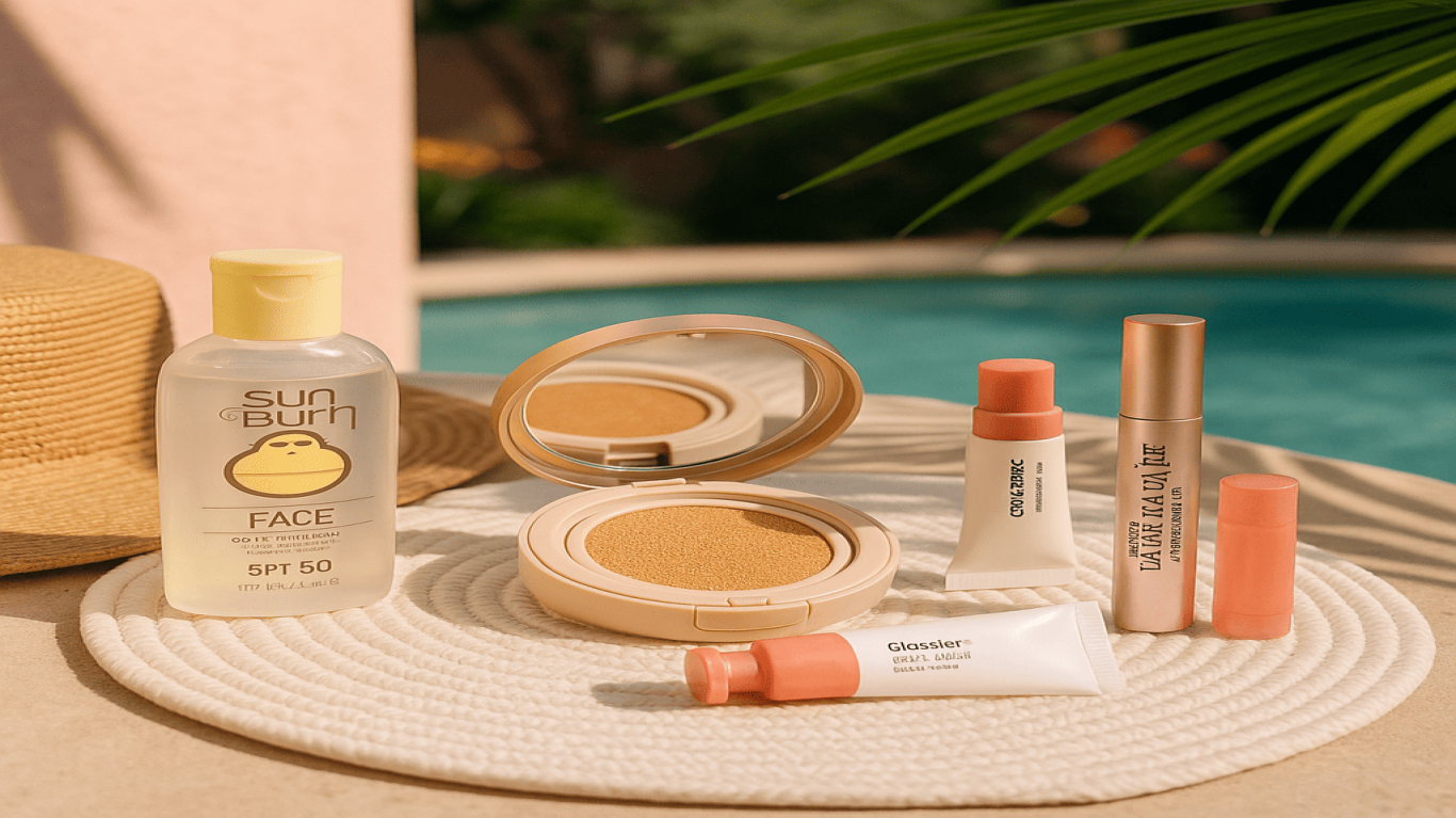 روتین آرایش تابستانی با محصولات سبک و ماندگار