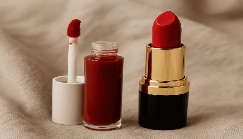 تفاوت تینت لب با رژ لب در ماندگاری و ظاهر