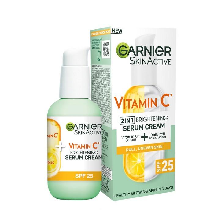 سرم گارنیر Garnier ویتامین سی C مدل Brightening روشن کننده