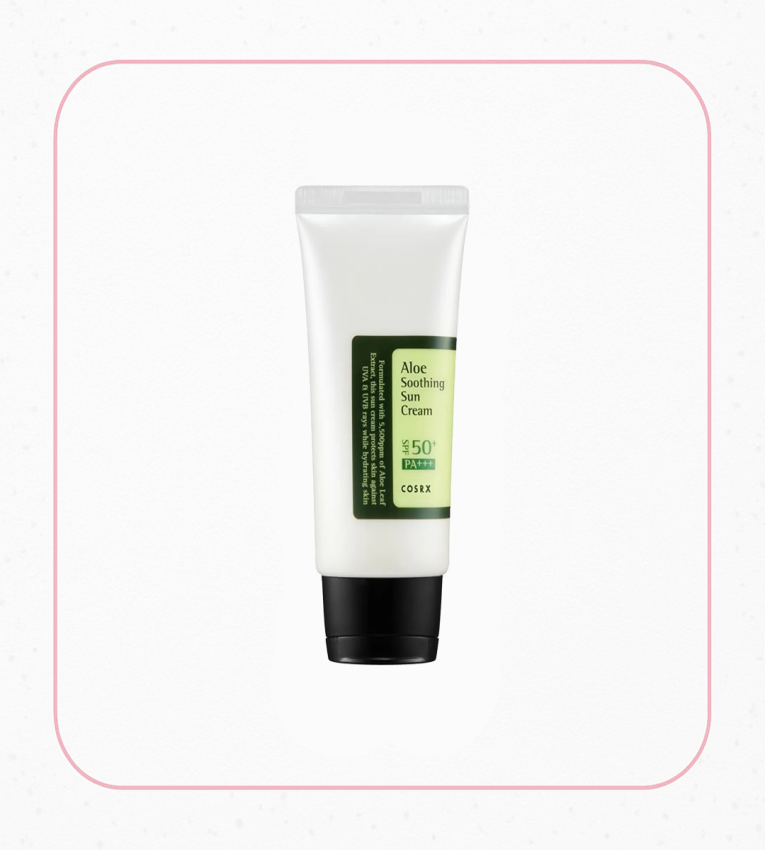 ضدآفتاب آلوئه ورا کوزارکس SPF50+++ حجم 50 میل