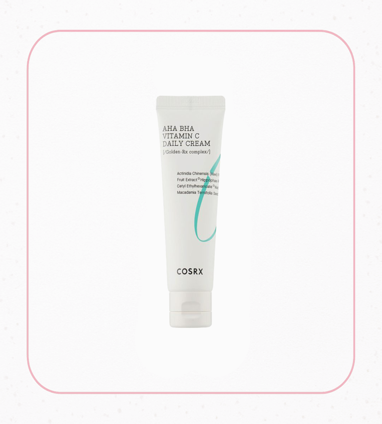 کرم مرطوب کننده aha-bha و ویتامین سی کوزارکس